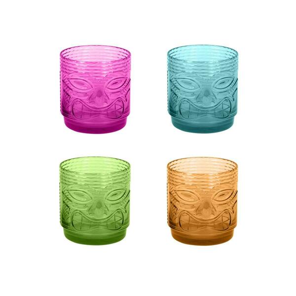 Tarhong 18 oz Tiki Drinkware Dof, 4PK PTKDF180DBGP